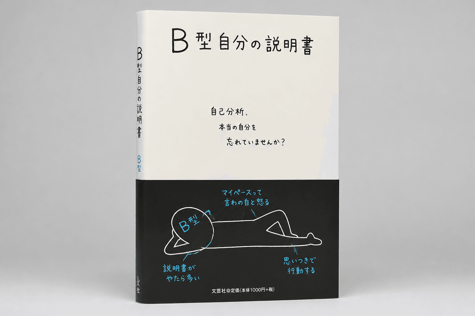 書籍『B型自分の説明書』の書影]